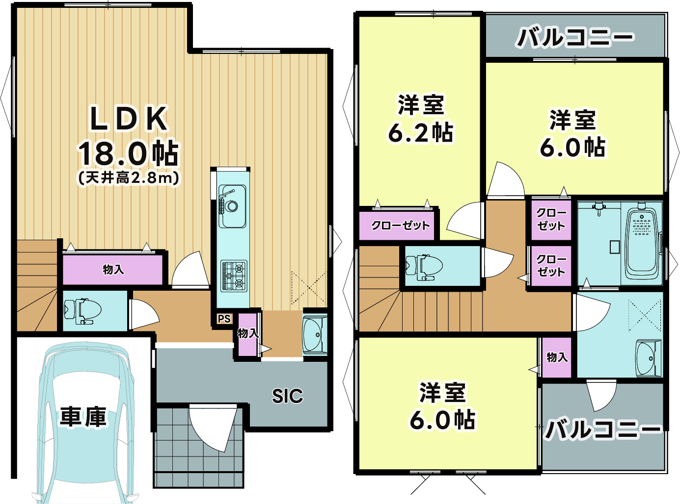 蓼川1丁目4棟 - 2