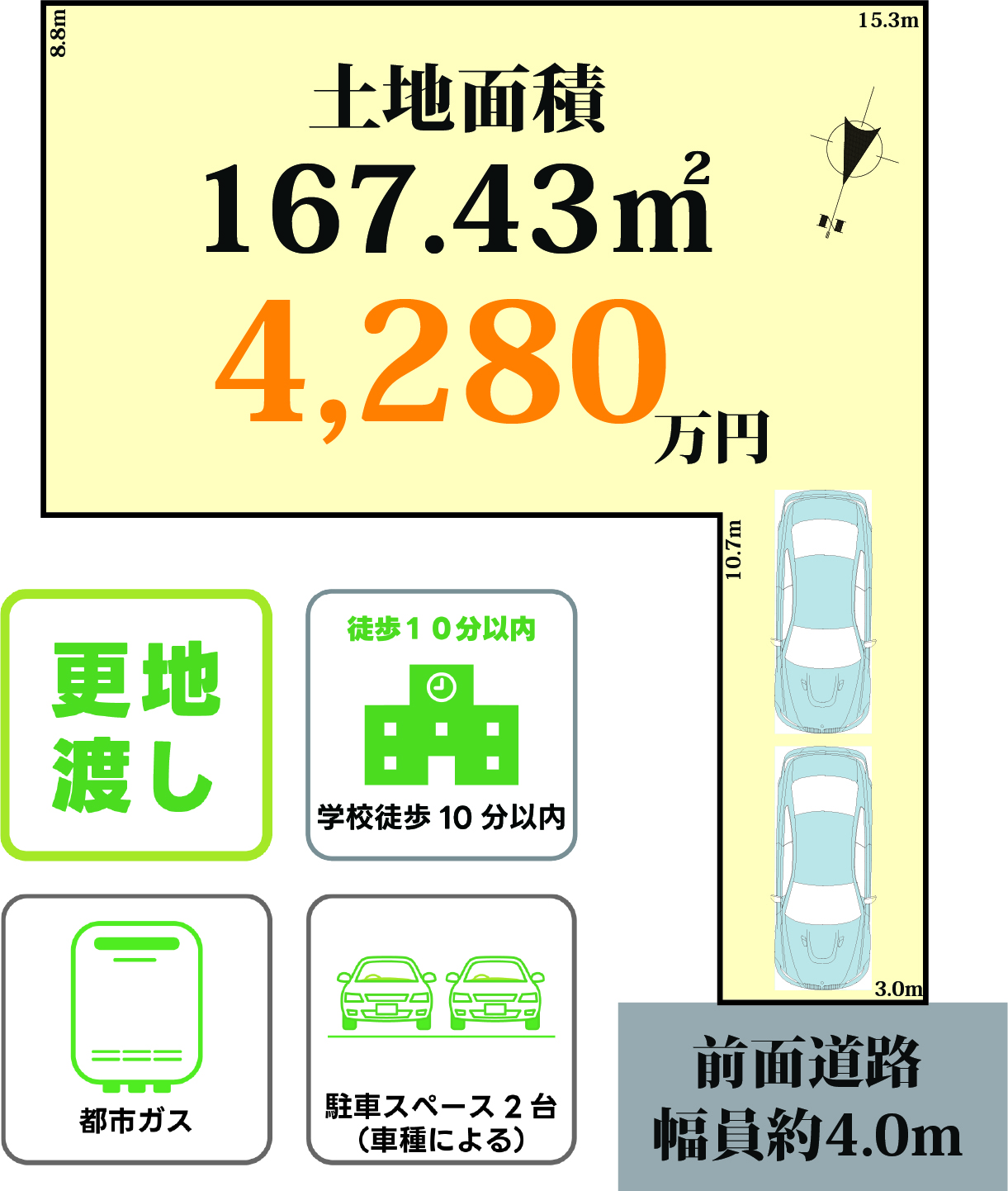 上草柳２丁目 １区画 - 1