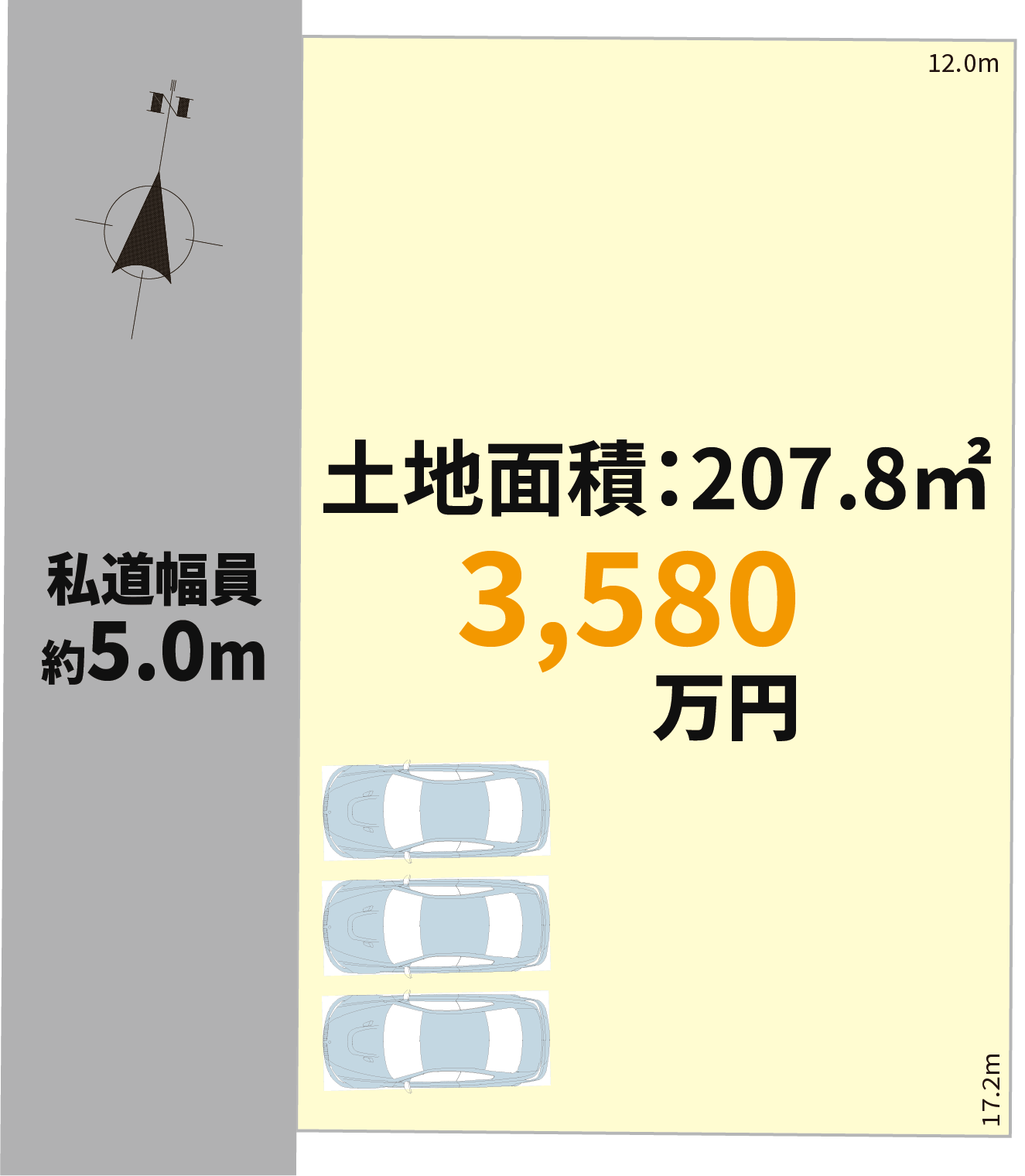三田南１丁目 １区画 - 1